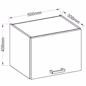 Obrazek Szafka kuchenna Karolina dąb bordeaux 50OK-40