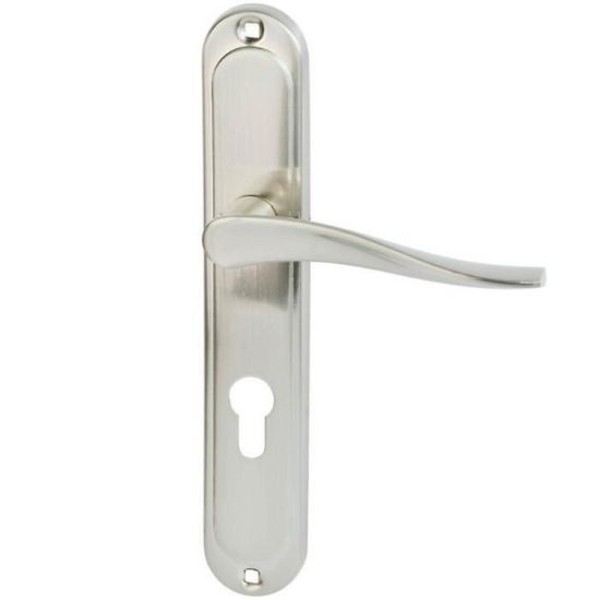 Obrazek Klamka drzwiowa MEGAN WB72 nikiel/satyna