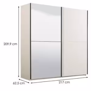 Obrazek Szafa Ksanti 220 20G biała 11008374