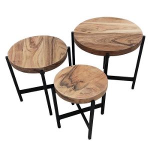 Obrazek  Ława Noble akacja/czarny 