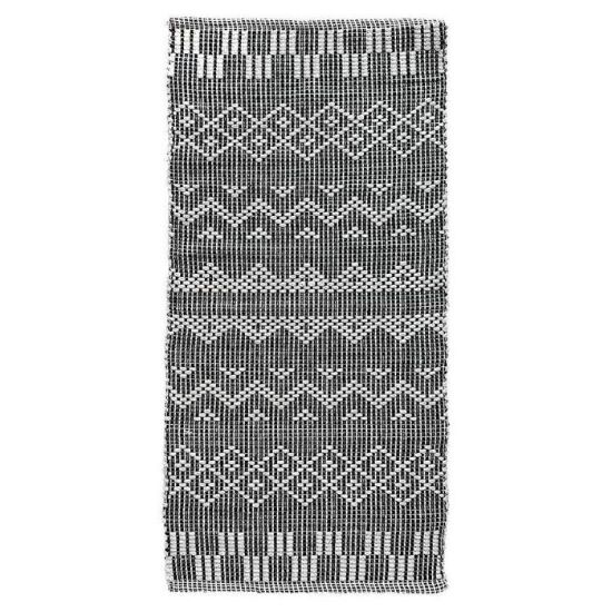 Obrazek Dywan bawełniany Chindi 0.6/1.2 Cr-1280 black/white