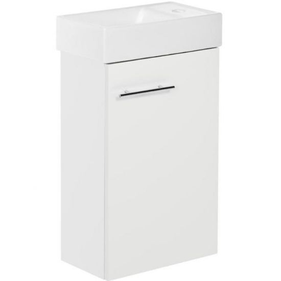 Obrazek Zestaw szafka z umywalką  Smart D40 1D0S L1406 biały