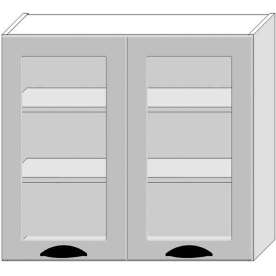 Obrazek Szafka Kuchenna Adele Ws80 Szary Mat/Biały