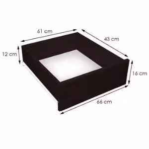 Obrazek Komplet Szuflad (2SZT) 250 Czarny