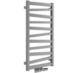 Obrazek Grzejnik łazienkowy Italic 95 945x500 szary metalik 