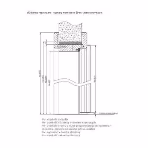 Obrazek Skrzydło Wezuwiusz pełne 70L sęczne surowe KL