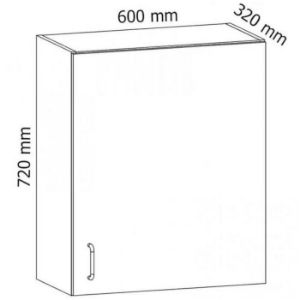 Obrazek Szafka kuchenna Gardena D60 P white
