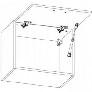 Obrazek Szafka kuchenna Gardena G50K grey