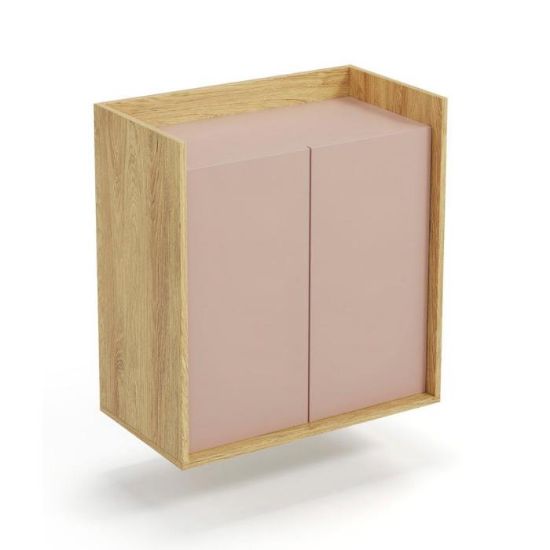 Obrazek Szafka Arka 2D hikora naturalny/antyczny róż