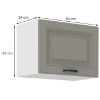 Obrazek Szafka kuchenna Stilo claygrey/biały 50gu/36 1f