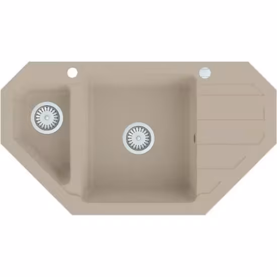 Obrazek Zlew Granitowy Narożny 900x500 Beż