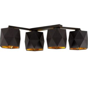 Obrazek Lampa Siro 1043 czarna/złota LW4 