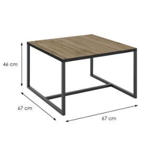 Obrazek Ława Barbossa 1 dąb wotan/czarny