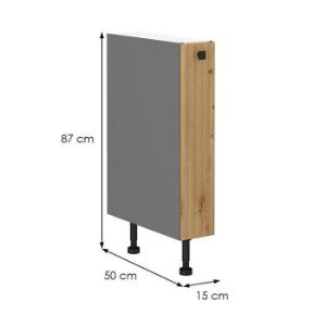 Obrazek Szafka kuchenna AVA dąb artisan/antracyt 15d cargo bb