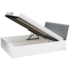 Obrazek Łóżko Lille 14 Biały Mat/Dąb Lefkas 