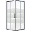 Obrazek Kabina prysznicowa KW. Mario 90 szkło paski chrom