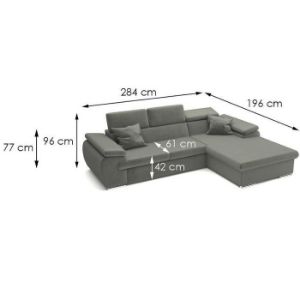 Obrazek Narożnik Polo P Kronos 15 plus poduszki Kronos 15