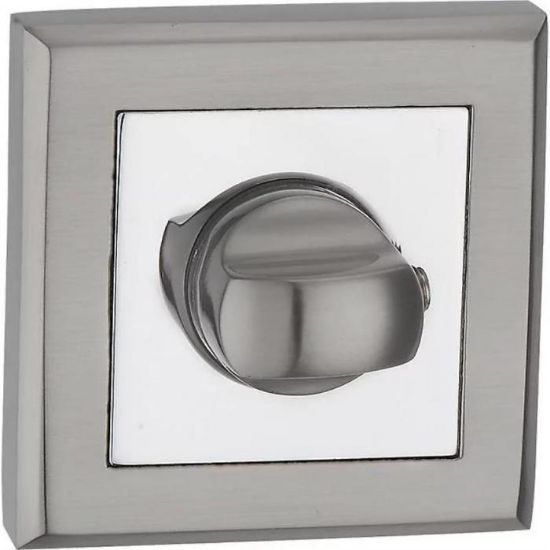 Obrazek Szyld WC nikiel/czarny