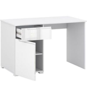 Obrazek Biurko lewe Hill biały połysk