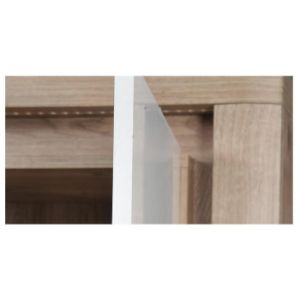 Obrazek Szafka RTV Livinio L10 ribbeck/biały połysk