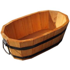 Obrazek Drewniana doniczka 50x30x21 cm