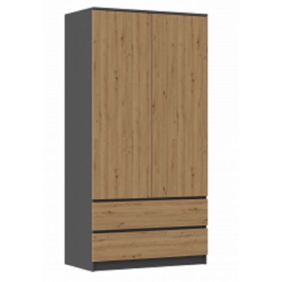 Obrazek Szafa Umo S2 antracyt/dąb artisan