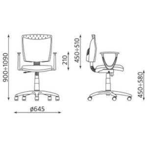 Obrazek Krzesło obrotowe Stilo 09 Hawaii 
