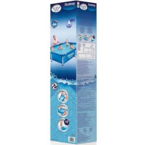 Obrazek Basen stelażowy prostokątny 2,21x1,5x0,43 m 56401