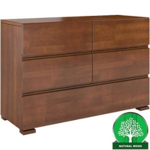 Obrazek  Komoda Drewniana Bukowa 5s Skandica Vestre Orzech 