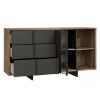 Obrazek Komoda Gudrid dąb flagstaff/czarny