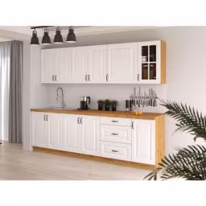 Obrazek Kuchnia Stilo biały mat/artisan 260 bez blatu