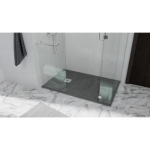 Obrazek Brodzik prostokątny Opal 150/90/2,6 szary