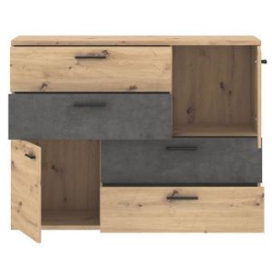 Obrazek Komoda Skive Dąb Artisan/Beton