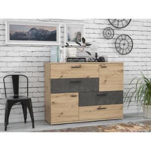 Obrazek Komoda Skive Dąb Artisan/Beton
