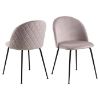 Obrazek Krzesło Logan jasny różowy (2szt)