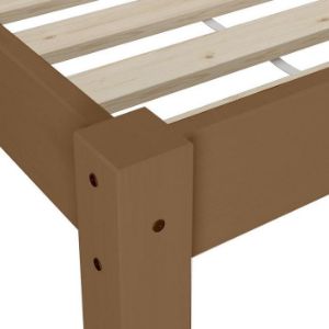 Obrazek Łóżko Dora 140x200 sosna bejca brąz 