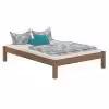 Obrazek Łóżko Dora 140x200 sosna bejca brąz 