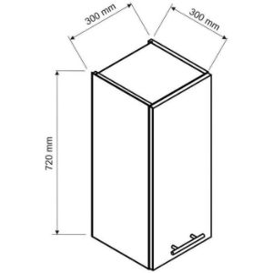 Obrazek Szafka kuchenna Max W30 Pl Granit 