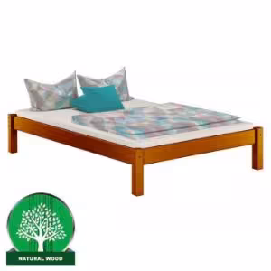 Obrazek Łóżko Dora 140x200 sosna bejca kasztan 