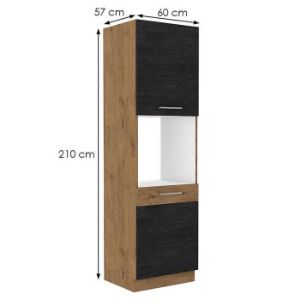 Obrazek Szafka Kuchenna VIGO Dark 60DP-210 2F 