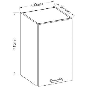 Obrazek Szafka kuchenna Wiktoria Chamonix/Legno 40G-72