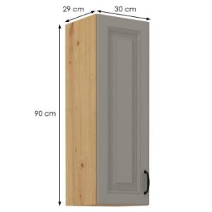 Obrazek Szafka kuchenna Stilo claygrey/artisan 30g/90 1f