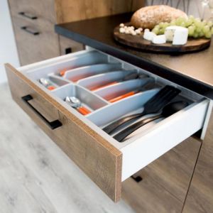 Obrazek Szafka Kuchenna Bono D60sł 2133 Pl 2fr Dąb Lefkas/Biały