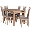 Obrazek Zestaw stół i krzesła Nestor 1+6 st28 140x80+40 +W78 sonoma