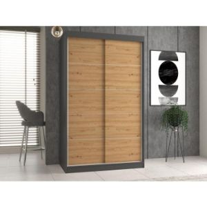 Obrazek Szafa Sabina S 120 dąb artisan/antracyt