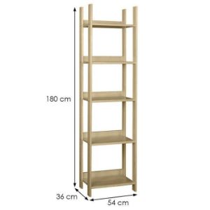 Obrazek Regał eko wysoki 180 sosna surowa