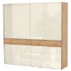 Obrazek Szafa 2d Gala pk231/gl pacific walnut/beige