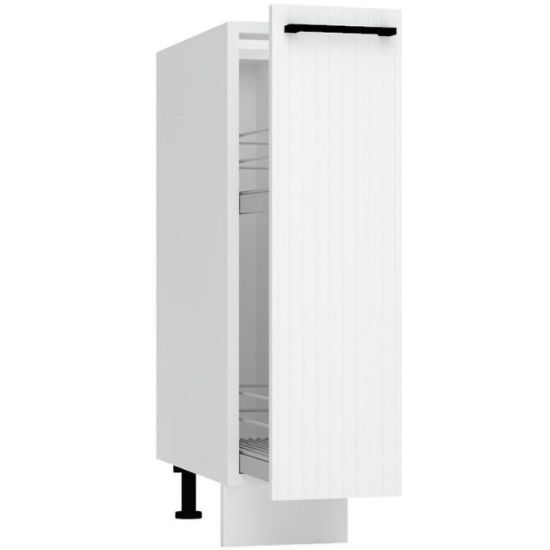 Obrazek Szafka kuchenna Kate d20 cargo/kosz biały groszek