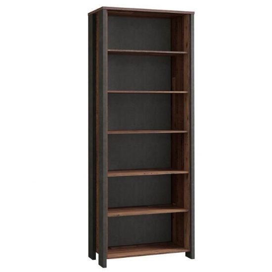 Obrazek Regał Symmach 5P 87 Old-Wood Vinteage/Beton