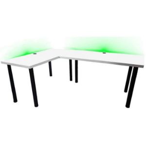 Obrazek Biurko Gamingowe Narożne 136x66x28 Model 2 Biały Low